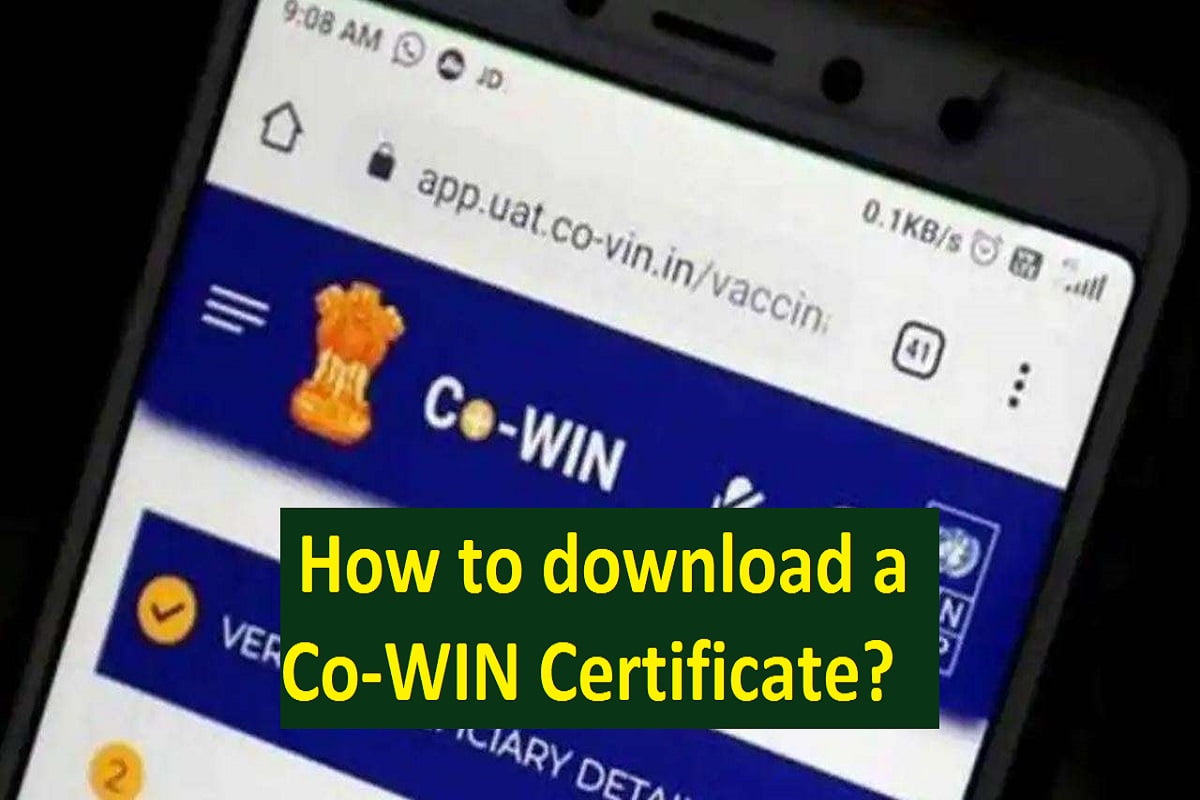 covid certificate, How to download a Co-WIN Certificate?