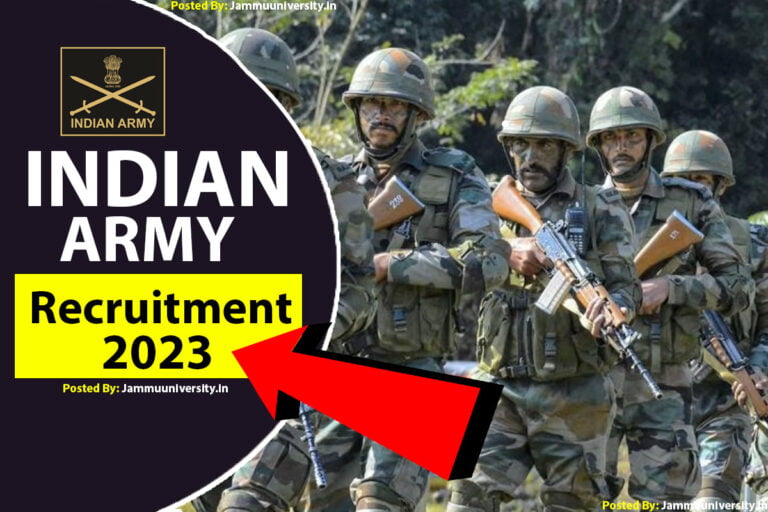 Indian Army Recruitment 2023 Apply, 128 JCO Posts, Notification?