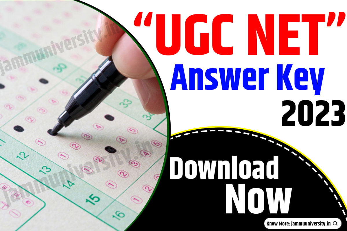 UGC NET Answer Key 2023