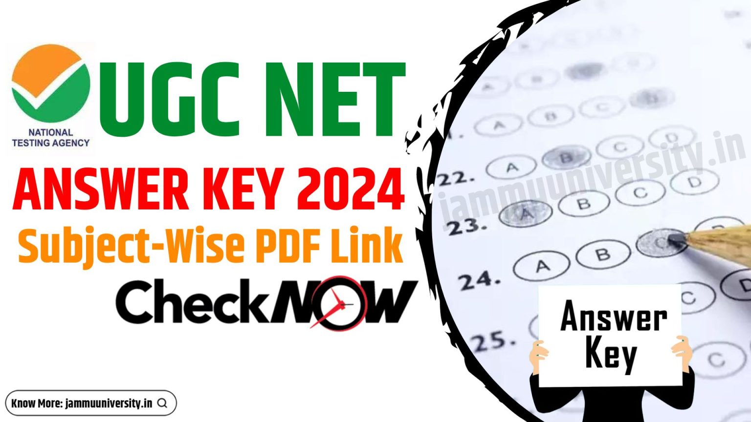 Ugc Net Answer Key 2023 Subject Wise Pdf Direct Link 5405