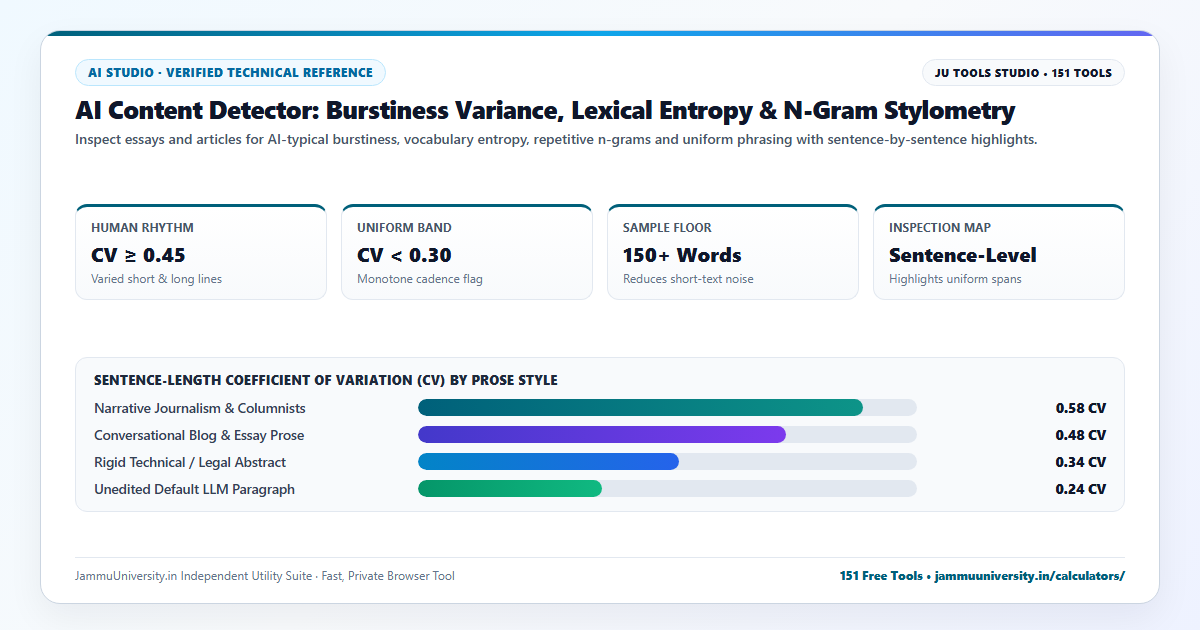 AI Content Detector infographic illustrating chatgpt detector, ai writing checker, bypass ai detection and ai plagiarism checker benchmarks