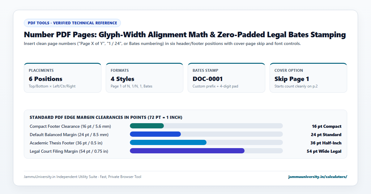 Number PDF Pages infographic illustrating add page numbers to pdf, insert page numbers, paginate pdf and number document benchmarks