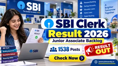 SBI Junior Associates Clerk Recruitment 2026: Prelims Result, Mains Dates, Syllabus & Salary Details